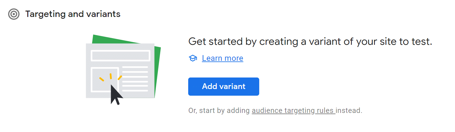 create-variant-google-optimization