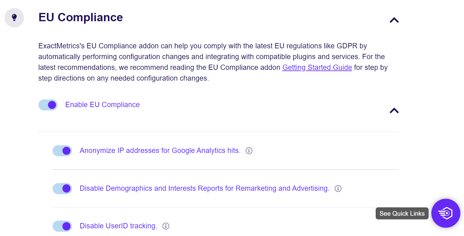 gdpr eu compliance addon