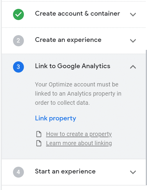 link-google-analytics-to-google-optimize