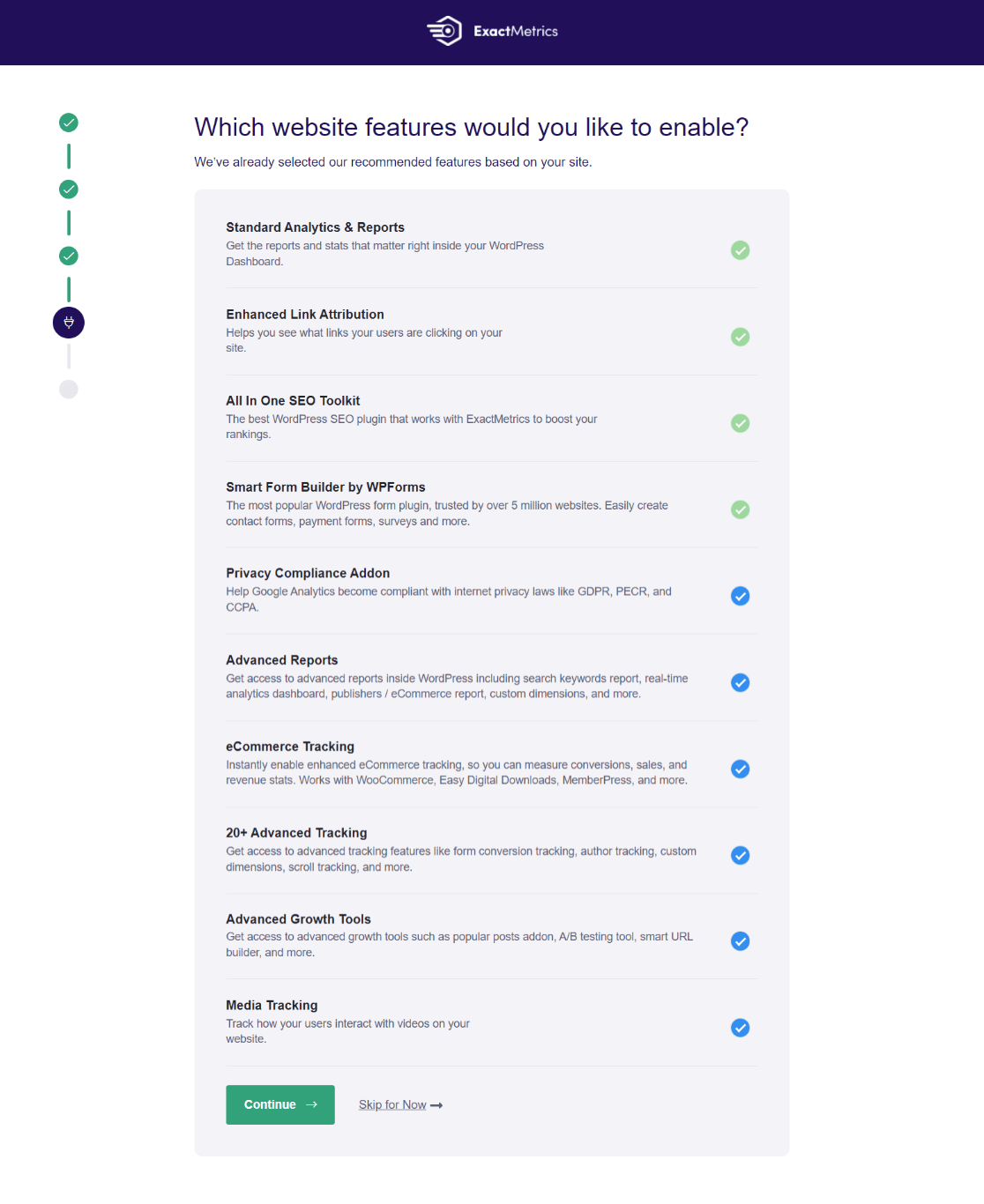 EM Onboarding Tracking Options