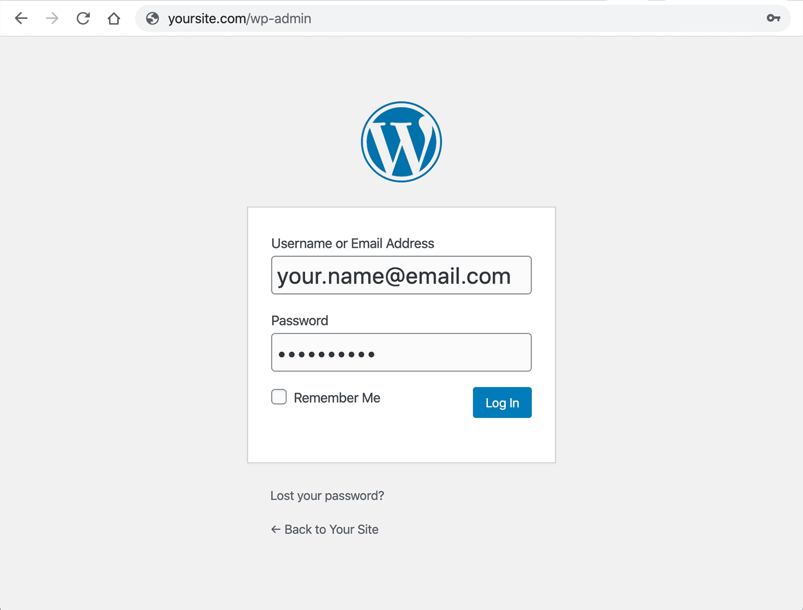 login-to-wordpress