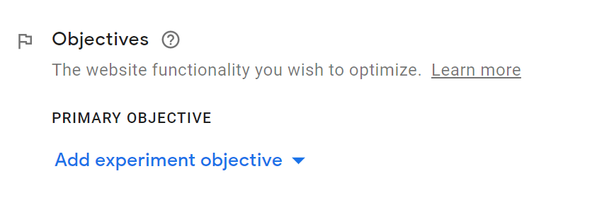 add-experiment-objective
