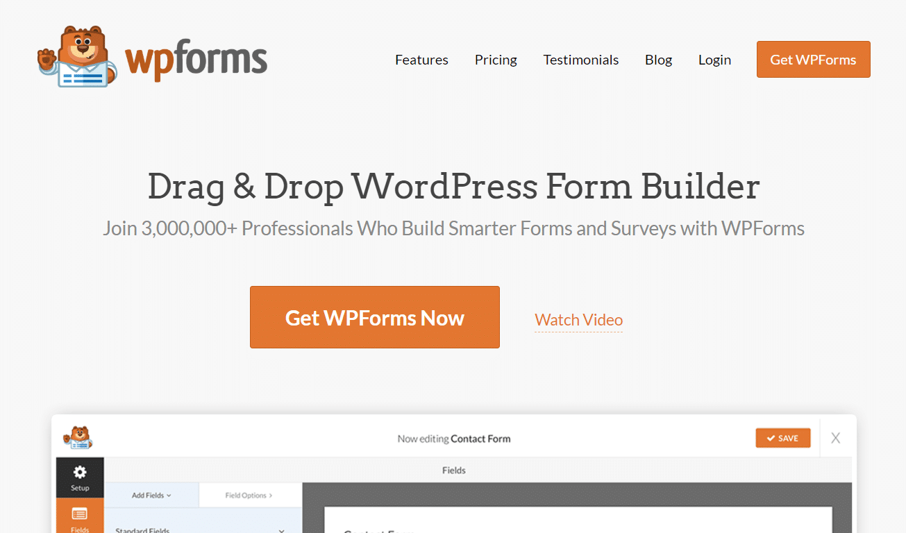 wpforms best wordpress contact form plugin
