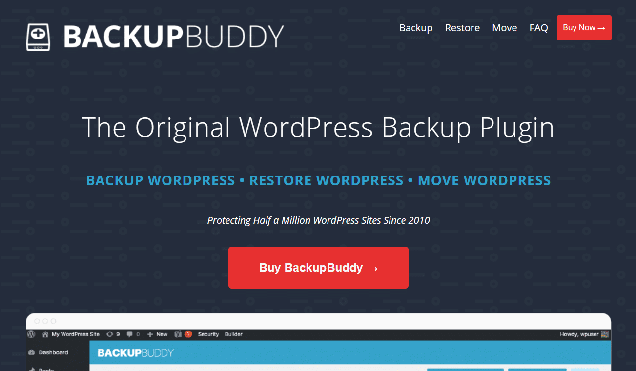 backupbuddy wordpress security plugin