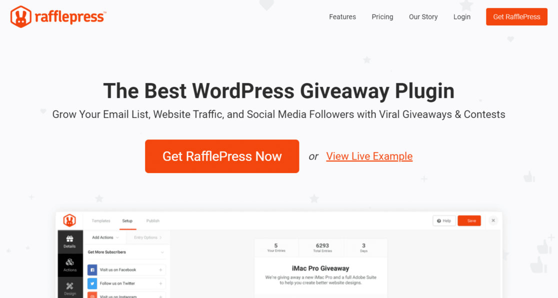 RafflePress the Best WordPress Giveaway Plugin