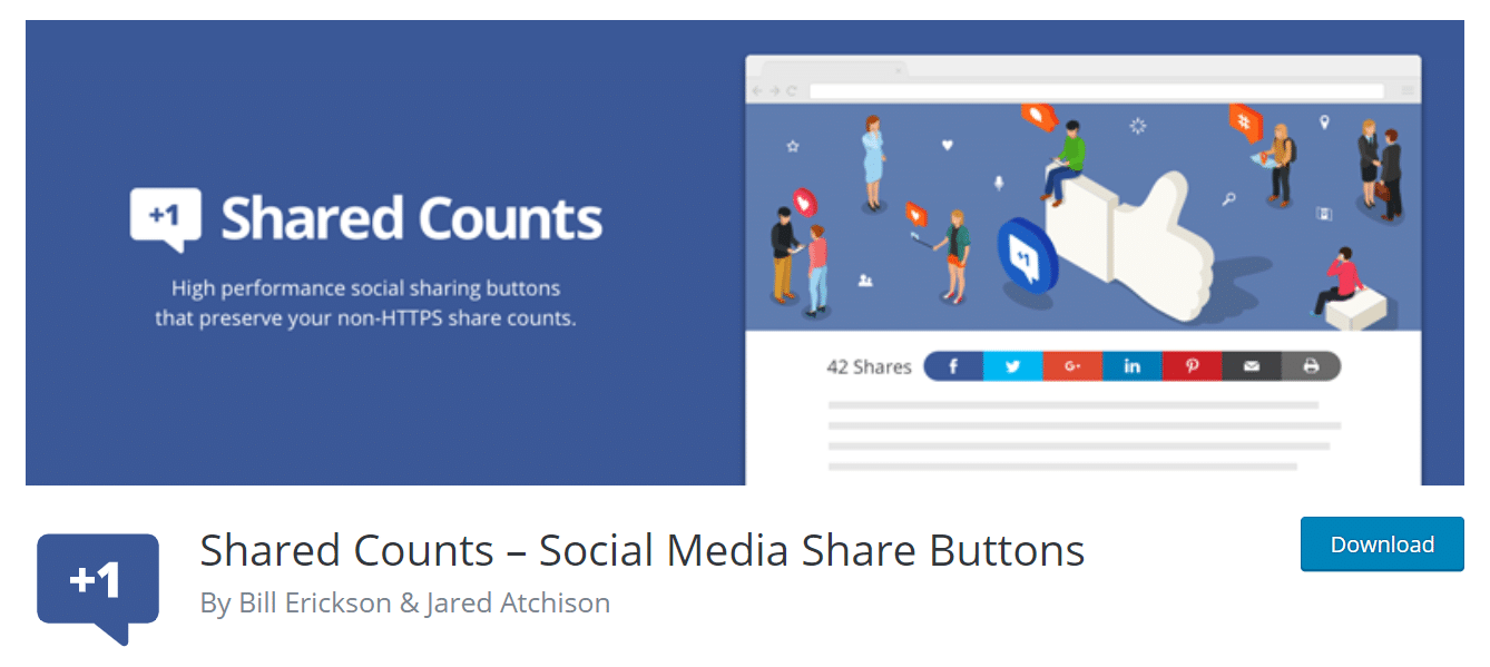 share counts wordpress plugin for social media