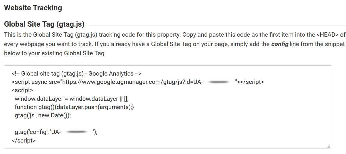 tracking code javascript
