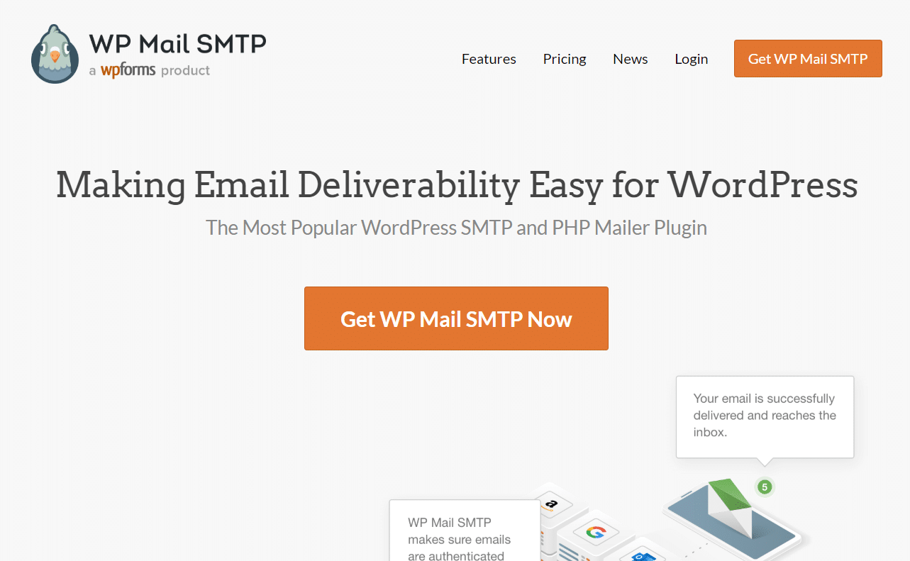 wp mail smtp wordpress plugin