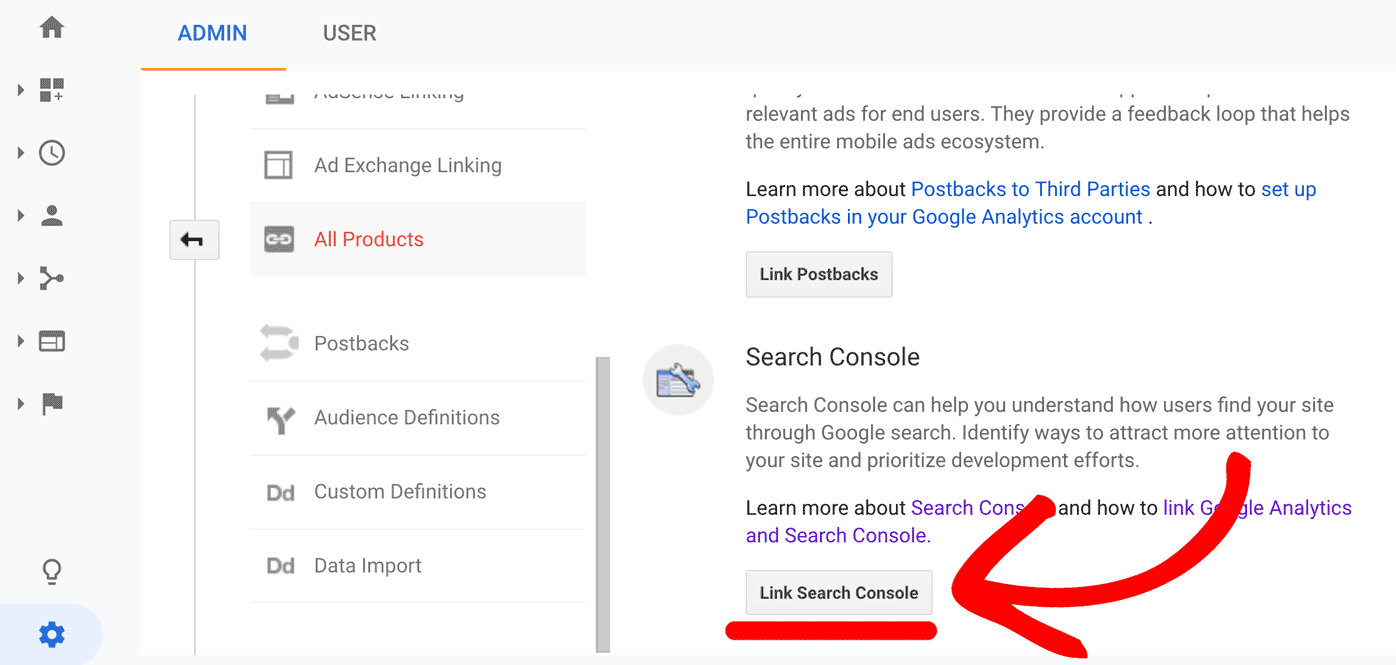 click-link-search-console