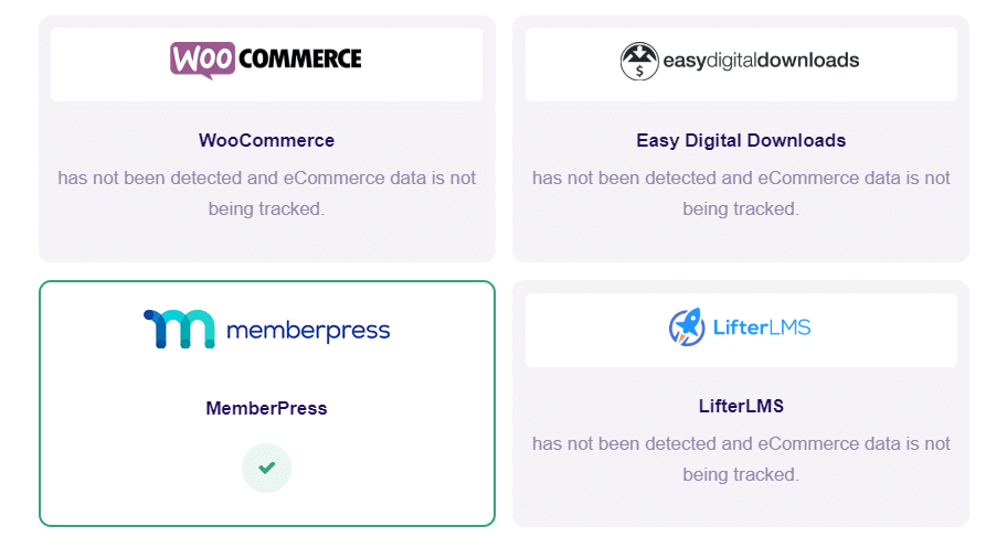 ecommerce MemberPress integration - Google Analytics for MemberPress