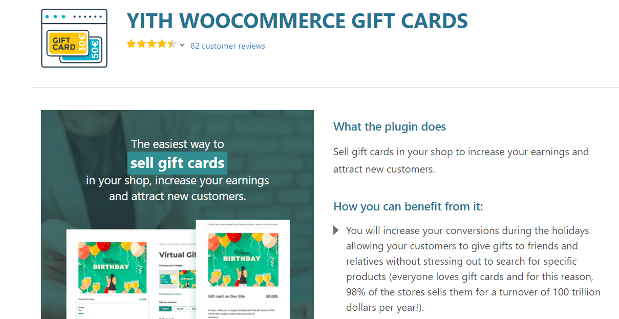 gift cards best woocommerce plugin