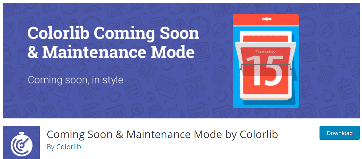 coming soon and maintenance mode plugin