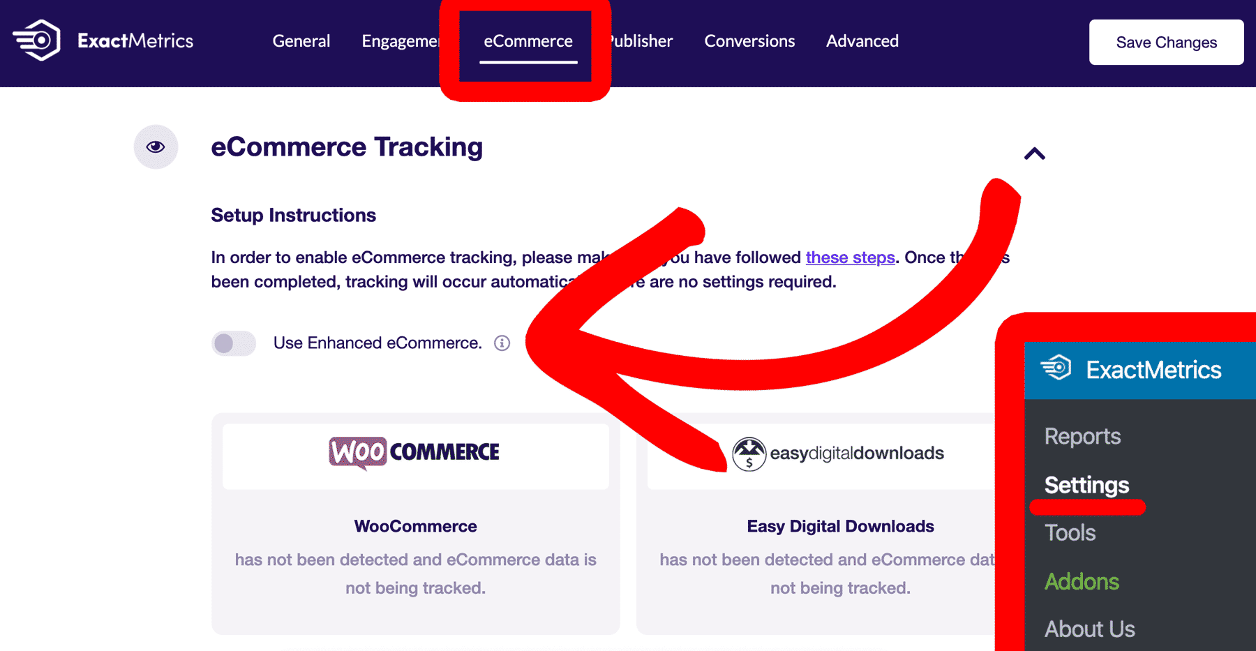 enable-enhanced-ecommerce-in-exactmetrics