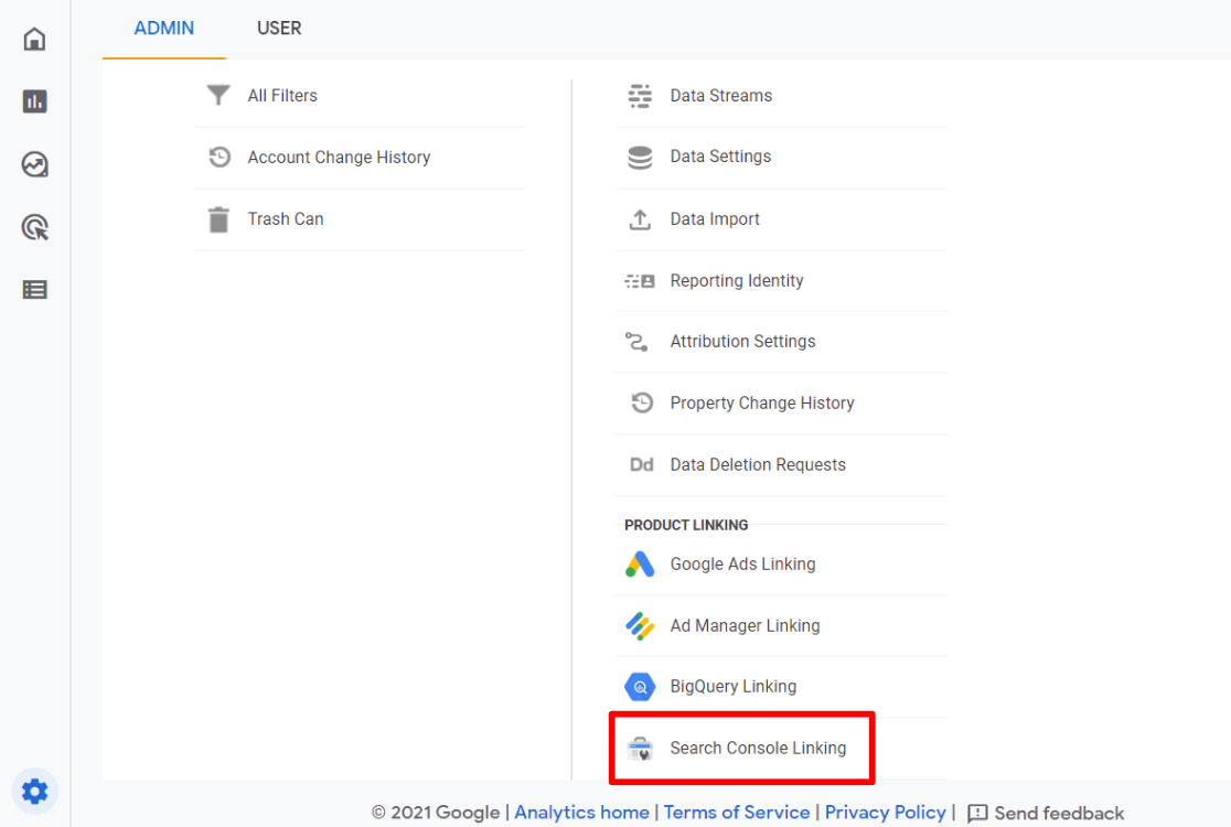 GA4 Search Console Linking