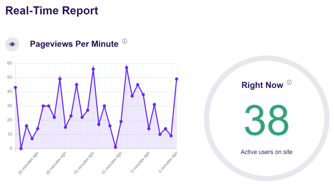 EM Realtime report - how to check number of visitors on my site in WordPress