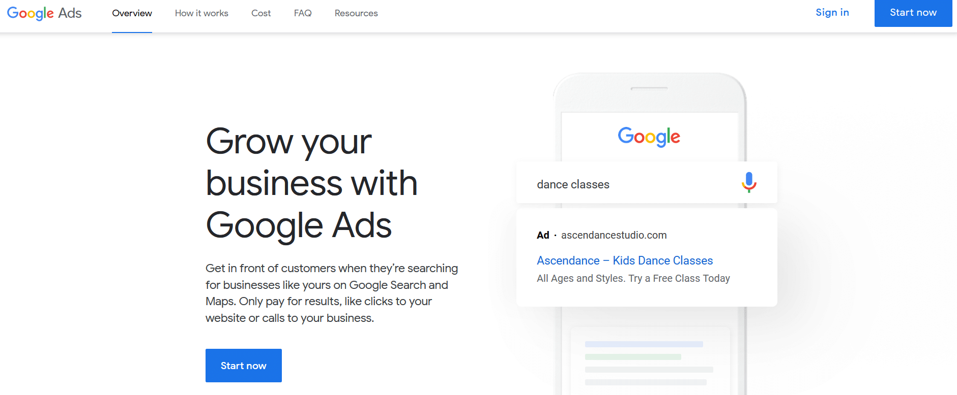 create an account google ads