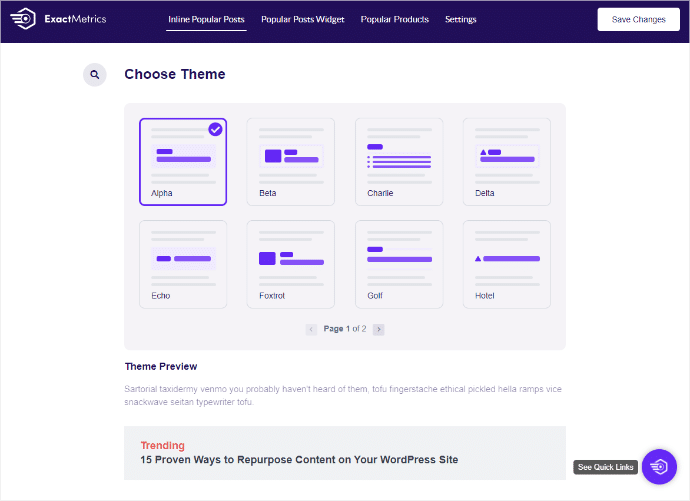 Popular Posts Inline Themes