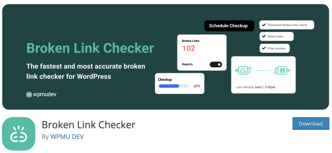 broken link checker seo plugin 1