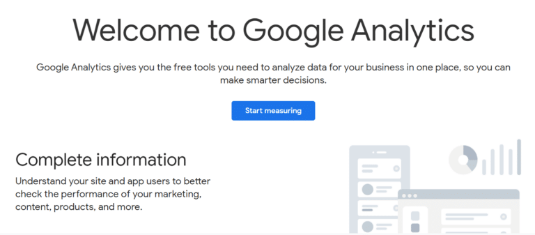 click the start measuring button