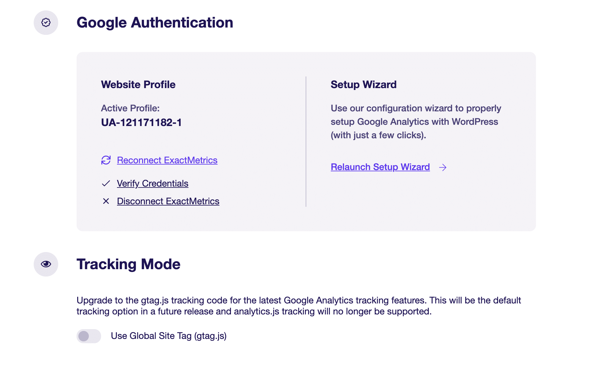 update to gtag