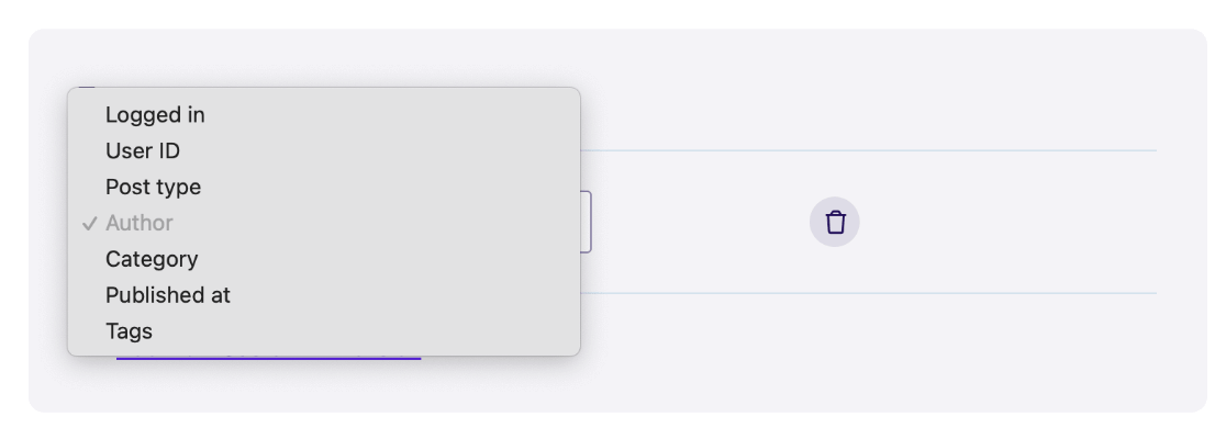 ExactMetrics custom dimensions menu