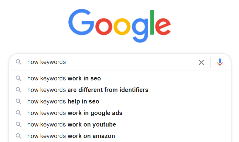 Google Autocomplete Example