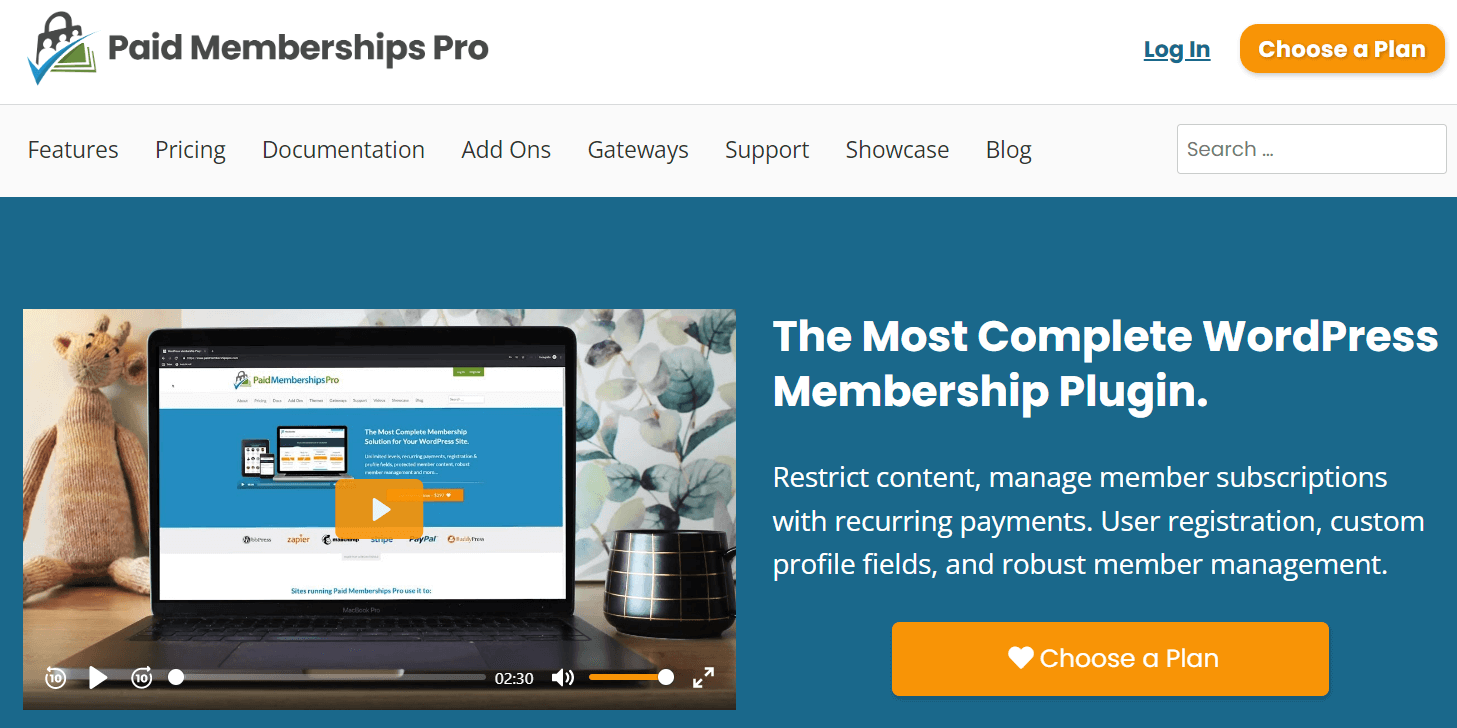 Paid Memberships Pro