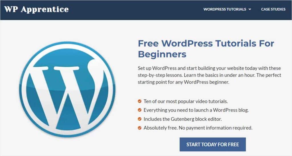 WP Apprectice Free WordPress Tutorial