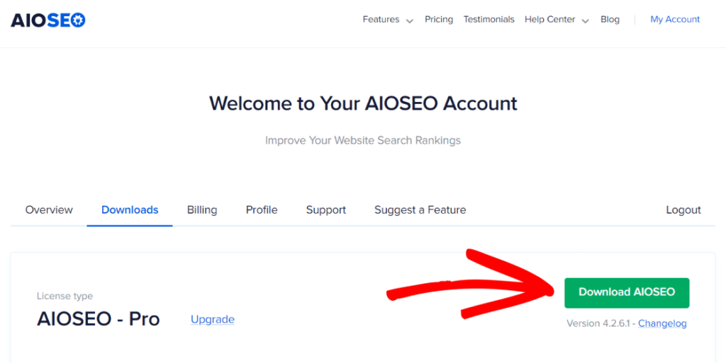Download AIOSEO Pro
