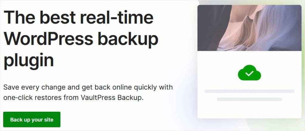 Jetpack VaultPress Backup Plugin