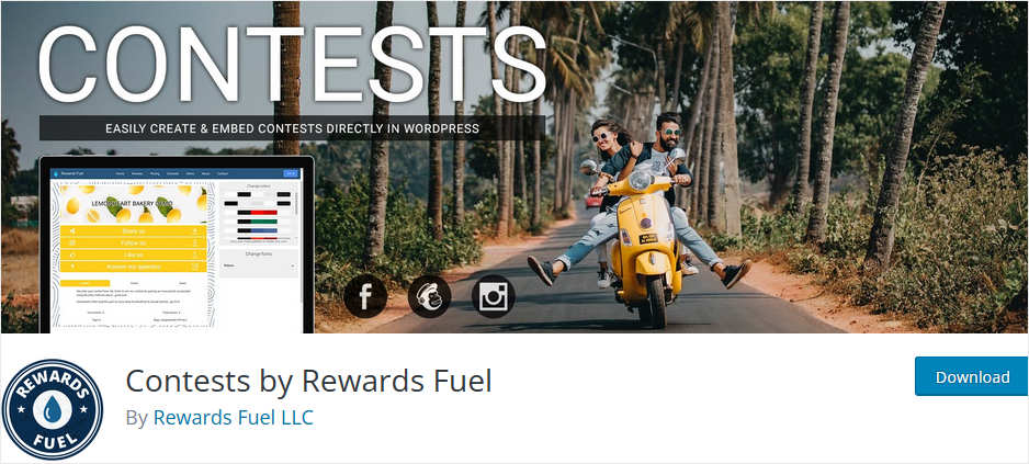 Contests by Rewards Fuel WordPress Plugin