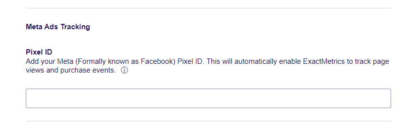 ExactMetrics PPC Ads Tracking - Meta/Facebook Ads Tracking