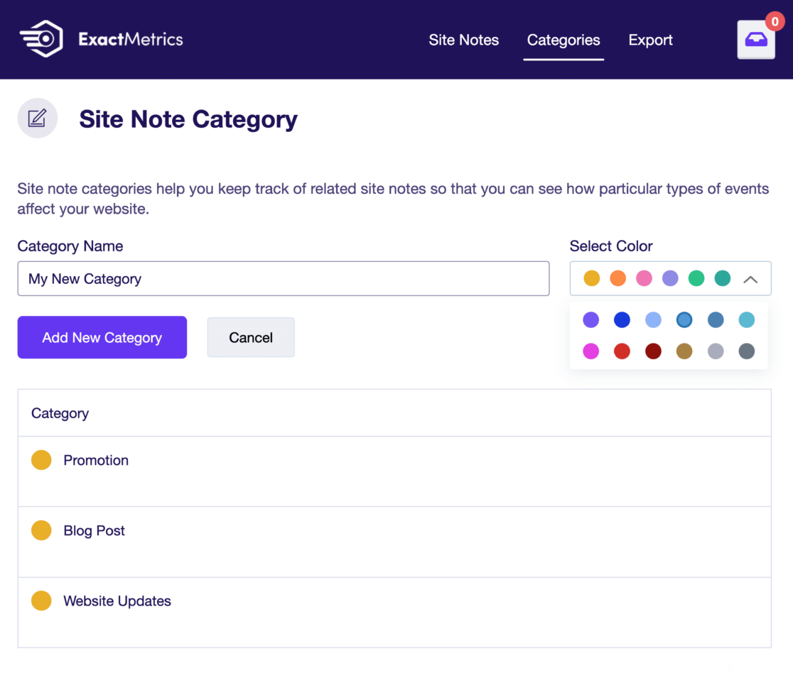 em-site-notes-categories