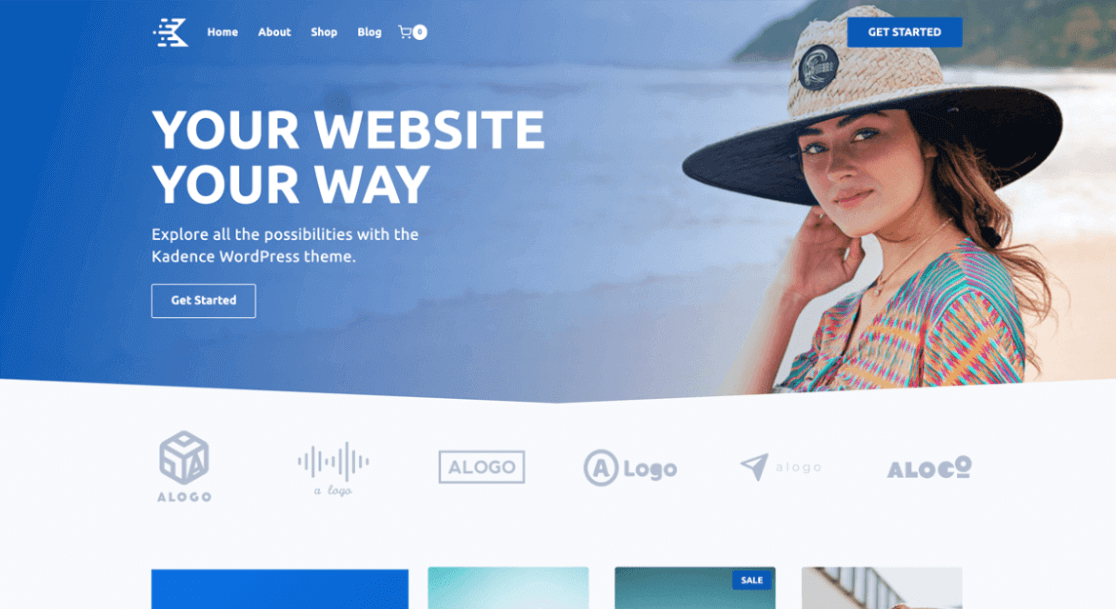 Kadence best free wordpress themes for ecommerce