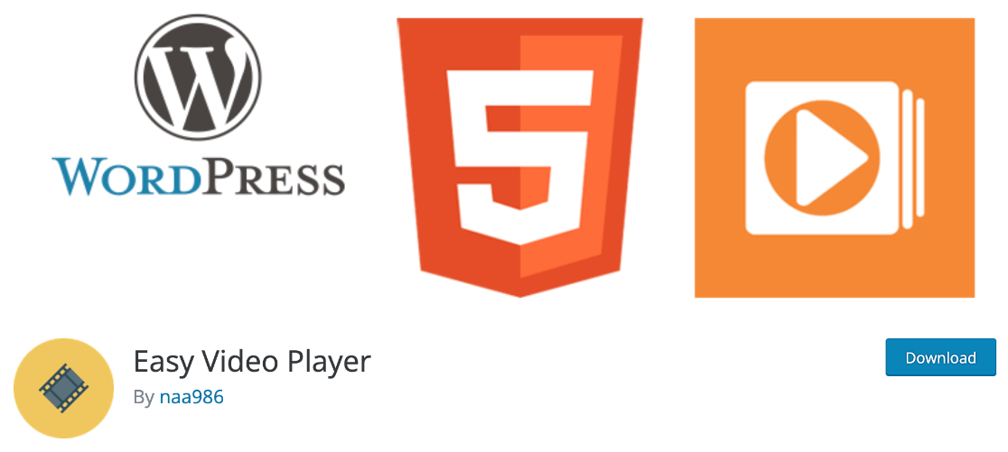 Easy Video Player - wordpress video plugin