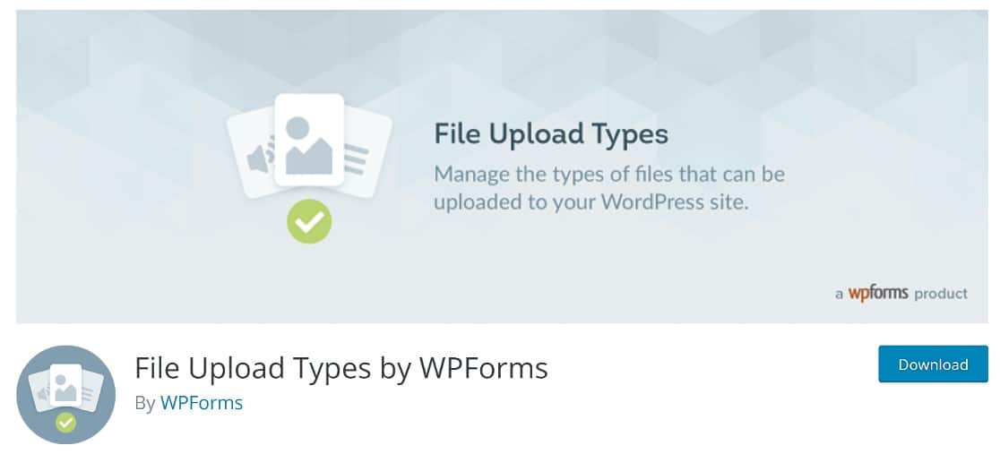 File Upload Types by WPForms