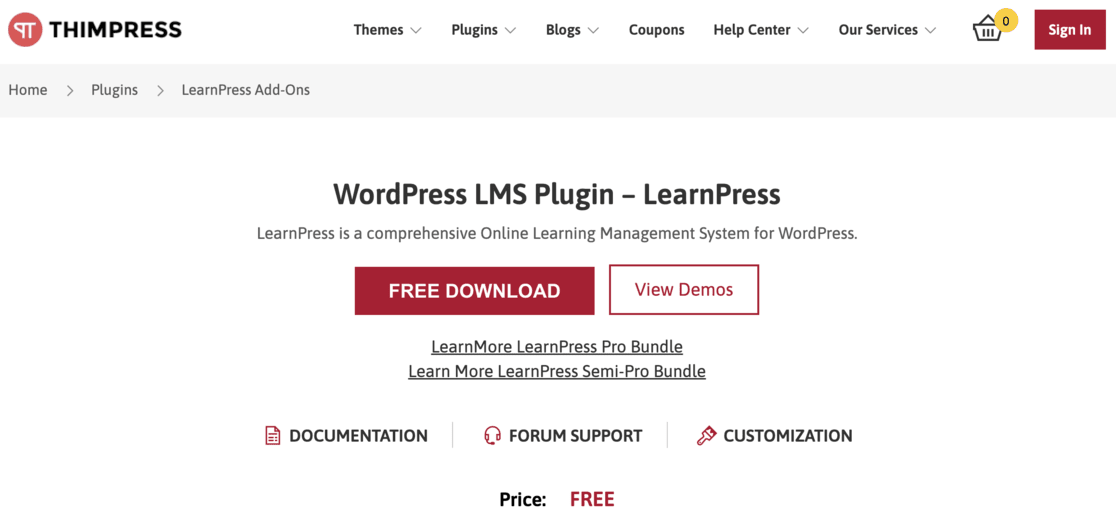 LearnPress LMS plugins