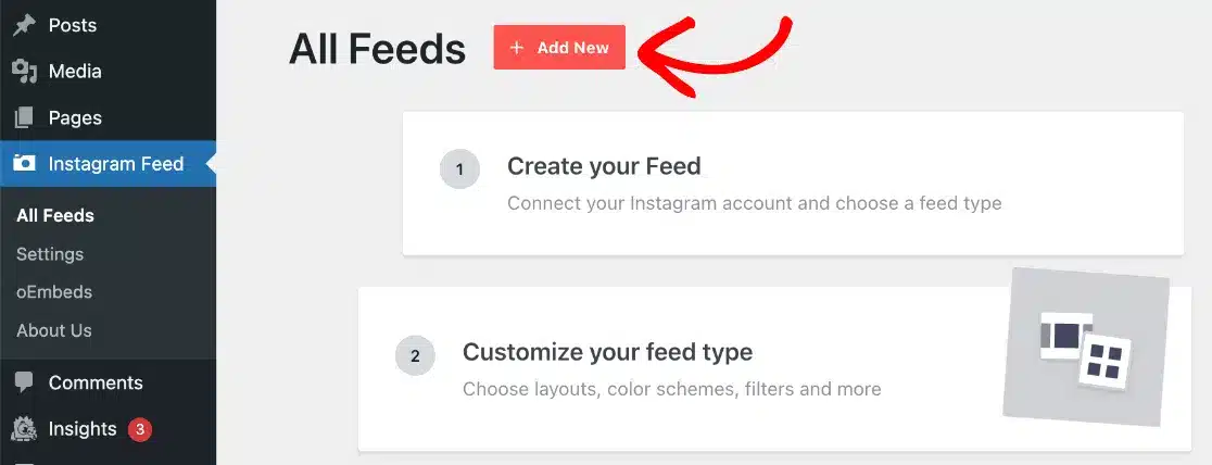 How to embed a WordPress Instagram feed