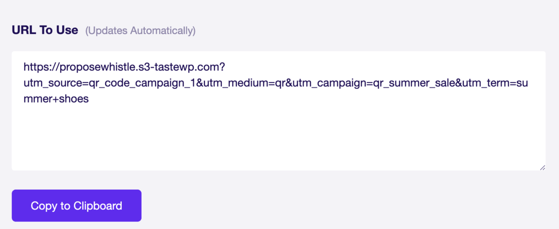 ExactMetrics UTM parameters example QR URL. How to track QR codes with Google Analytics