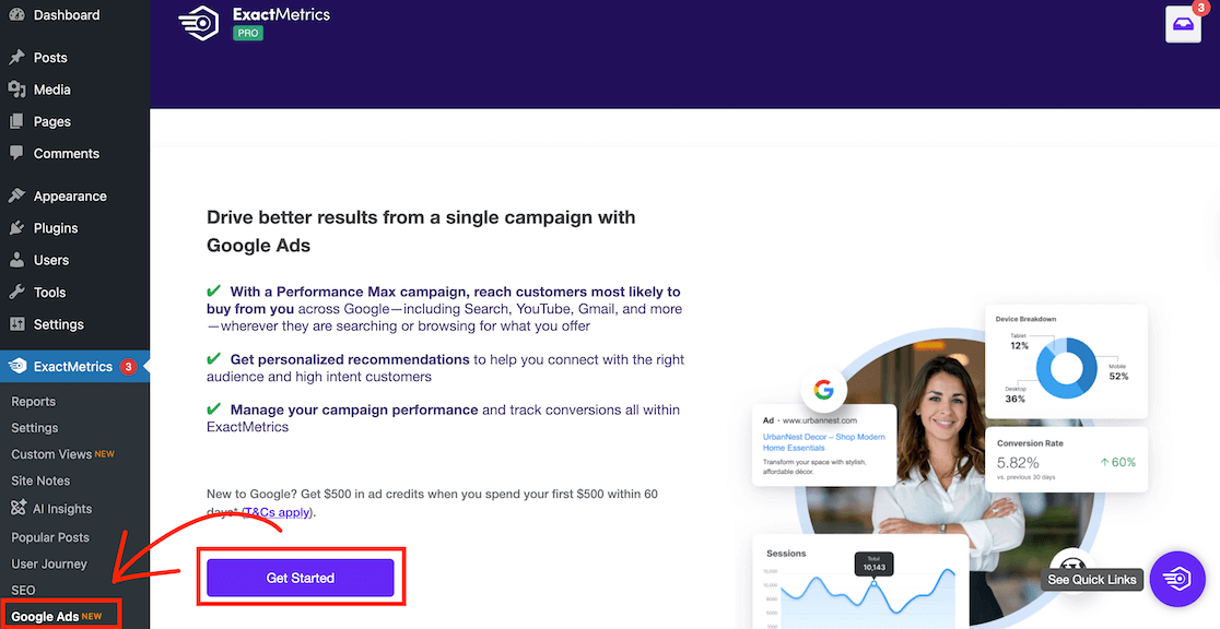 New Google Ads integration